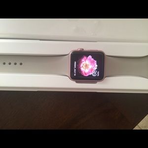 Apple Watch Sport 42mm Rose Gold Sport Band